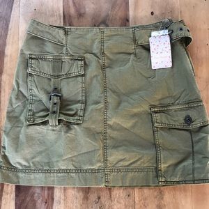 Free People cargo skirt